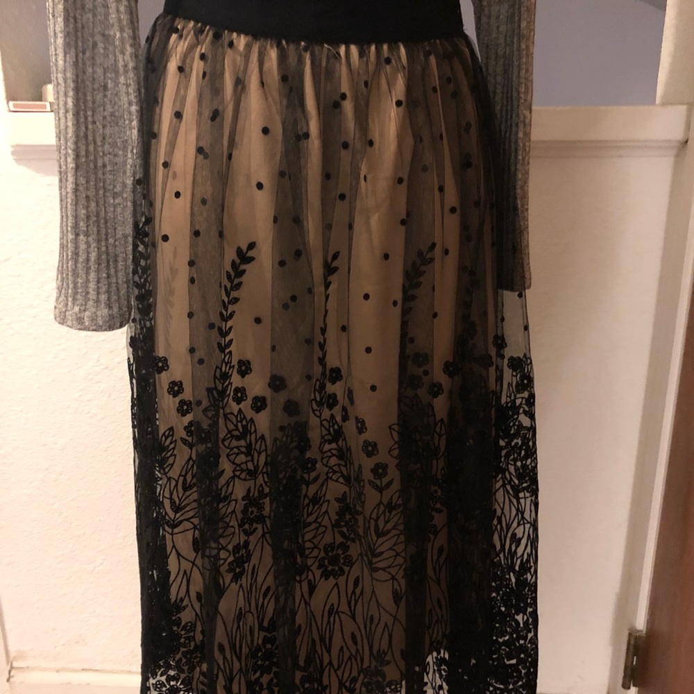 Black Lace skirt